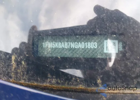 2022 Ford Police Interceptor from USA, damaged, VIN 1FM5K8AB7NGA01803